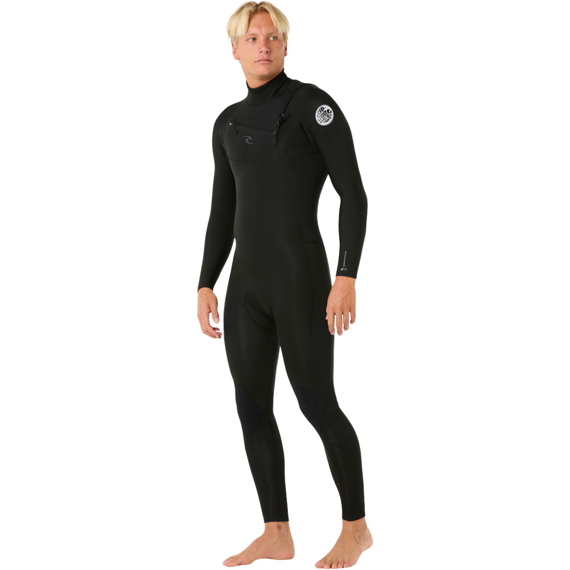 2026 Rip Curl Mens Dawn Patrol Pro 4/3mm Chest Zip Wetsuit 16WMFS - Black